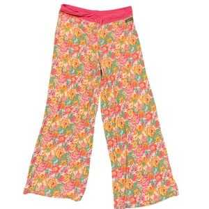 Vintage Matilda‎ Jane Size Medium Darling Dreams PJ Pant Pink Floral Bottoms